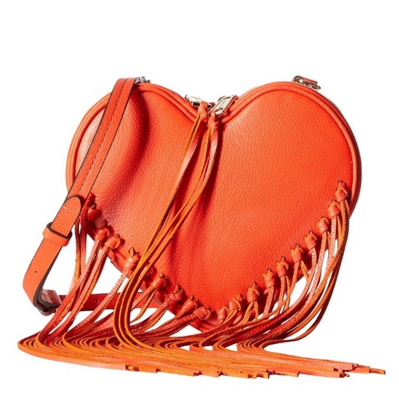 Rebecca Minkoff Handbags - Rebecca Minkoff RARE Heart Fringe Crossbody Bag